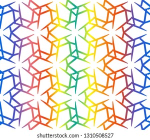 Hologram abstract background.Vector seamless pattern