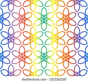 Hologram abstract background.Vector seamless pattern