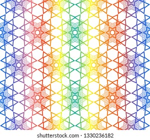 Hologram abstract background.Vector seamless pattern