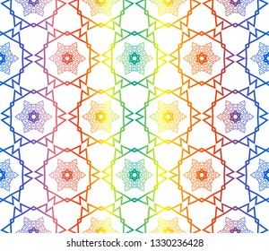 Hologram abstract background.Vector seamless pattern