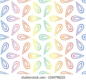 Hologram abstract background.Vector seamless pattern
