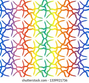 Hologram abstract background.Vector seamless pattern