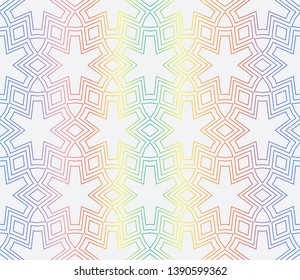 Hologram abstract background.Vector seamless pattern