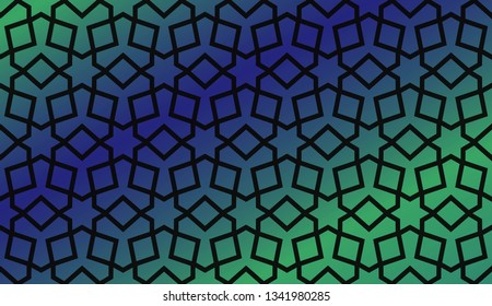 Hologram abstract geometric background. for holiday decoration, holiday packaging Vector pattern