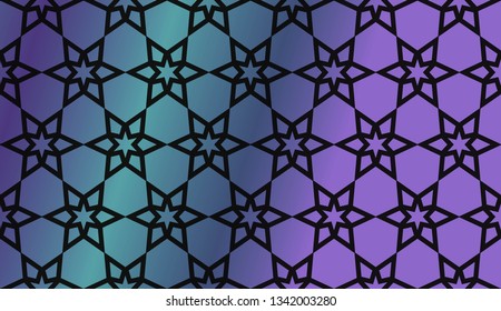 Hologram abstract geometric background. for holiday decoration, holiday packaging Vector pattern