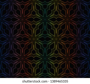 Hologram abstract pattern texture for background. Vector seamless pattern. for holiday decoration, holiday packaging. Vector seamless pattern