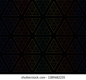 Hologram abstract pattern texture for background. Vector seamless pattern. for holiday decoration, holiday packaging. Vector seamless pattern