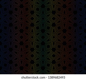 Hologram abstract pattern texture for background. Vector seamless pattern. for holiday decoration, holiday packaging. Vector seamless pattern