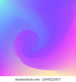 Fondo del holograma. Gradiente de metal azul. Papel moderno. Textura perlescente. Luz de niña. Difuminar fallo. Ilustración multicolor Pop. Textura Abstractas. Fondo de holograma violeta