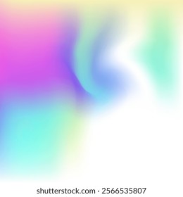 Hologram Background. Blue Pop Texture. Pearlescent Gradient. Metal Effect. Minimal Paper. Trendy Fluid. Blur Minimalist Backdrop. Holographic Texture. Pink Hologram Background