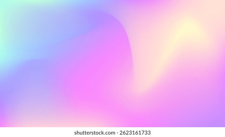 Hologram Background. Blur Design. Trendy Foil. Pearlescent Texture. Retro Multicolor Illustration. Holographic Texture. Modern Paper. Pink Pop Gradient. Purple Hologram Background