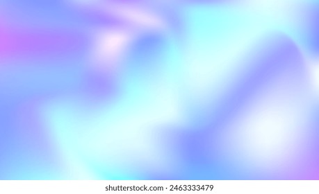 Hologram Background. Graphic Cover. Iridescent Texture. Soft Glitch. Pearlescent Texture. Shiny Creative Backdrop. Liquid Flyer. Blue Blur Gradient. Purple Hologram Background