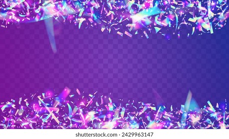 Hologram Background. Happy Surprise Backdrop. Digital Poster. Neon Sparkle. Unicorn Glitter. Laser Concept. Blue Disco Paper. Cristal Design. Purple Hologram Background