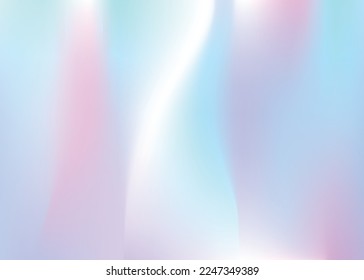 Hologram Background. Holographic Gradient. Plastic Fluid. Shiny Multicolor Invitation. Bright Light. Pop Poster. Violet Soft Texture. Pearlescent Gradient. Blue Hologram Background
