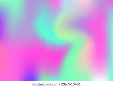 Hologram Background. Holographic Gradient. Retro Geometry Backdrop. Chrome Mesh. Kawaii Cover. Blur Pattern. Blue Metal Texture. Iridescent Gradient. Pink Hologram Background