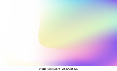 Hologram Background. Holographic Texture. Bright Cover. Retro Surface. Iridescent Gradient. Pink Soft Texture. Neon Futuristic Invitation. Pastel Fluid. Violet Hologram Background