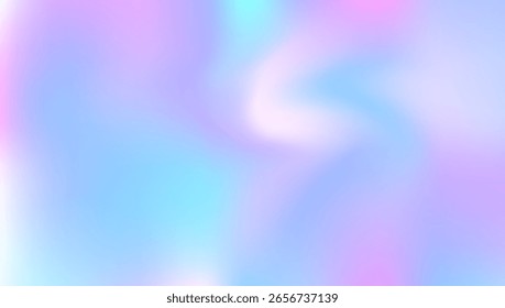 Hologram Background. Holographic Texture. Graphic Flyer. Shiny Effect. Blue Neon Texture. Iridescent Gradient. Pastel Paper. Pop Minimalist Invitation. Pink Hologram Background