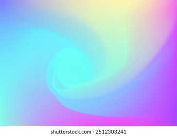 Holograma de fundo. Textura holográfica. Pop Formas. Ilustração de Holografia Retrô. Textura Iridescente. Gradiente Roxo Brilhante. Malha Girlie. Papel vibrante. Plano de Fundo do Holograma Azul