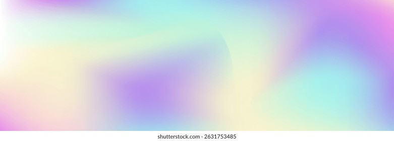 Holograma de fundo. Textura holográfica. Padrão Pop. Cobertura de líquido. Gradiente Brilhante Azul. Textura abstrata. Convite Para Holografia De Néon. Papel Fantasia. Plano de fundo do holograma violeta