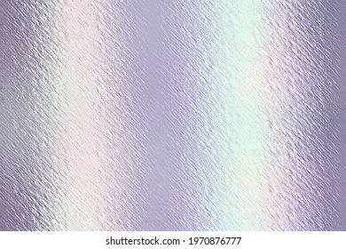 Hologram background. Iridescent foil effect texture. Holography pattern. Pearlescent gradient. Rainbow surface for design prints. Pastel color. Holographic metal patern. Delicate background. Vector