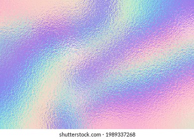 Holographic Texture. Pearlescent Background. Blue Soft Gradient. Iridescent  Gradient. Rainbow Paper. Neon Shapes. Cosmos Fluid. Metal Creative  Illustration. Purple Holographic Texture Stock Vector