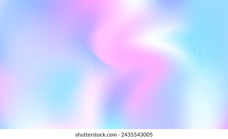 Hologram Background. Minimal Fluid. Pop Multicolor Illustration. Holographic Gradient. Neon Banner. Pearlescent Texture. Blue Shiny Gradient. Metalic Cover. Purple Hologram Background