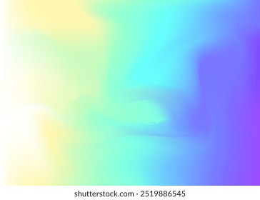 Hologram Background. Modern Card. Shiny Creative Illustration. Pearlescent Gradient. Soft Vector. Purple Metal Texture. Hipster Flyer. Abstract Texture. Blue Hologram Background