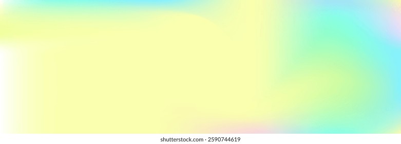Hologram Background. Neon Foil. Hipster Light. Iridescent Texture. Retro Multicolor Illustration. Abstract Texture. Soft Concept. Psychedelic Shiny Gradient. Green Hologram Background