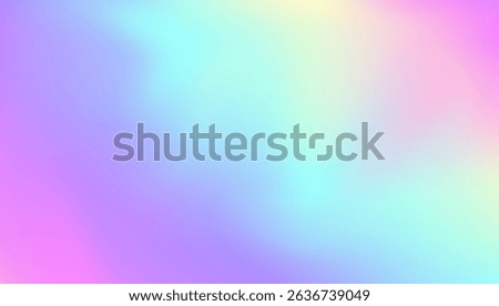 Hologram Background. Pearlescent Gradient. Blue Metal Gradient. Fantasy Fluid. Soft Image. Abstract Texture. Pop Holography Template. Unicorn Foil. Violet Hologram Background