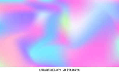 Hologram Background. Pearlescent Gradient. Pop Effect. Digital Foil. Trendy Cover. Violet Retro Texture. Abstract Gradient. Blur Spectrum Brochure. Purple Hologram Background