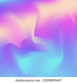 Hologram Background. Pop Creative Invitation. Violet Neon Texture. Blur Banner. Unicorn Flyer. Pearlescent Gradient. Iridescent Gradient. Digital Cover. Purple Hologram Background