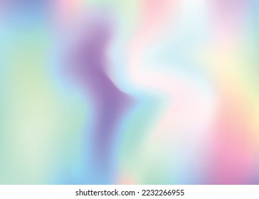 Hologram Background. Pop Futuristic Invitation. Metal Concept. Pearlescent Texture. Vibrant Flyer. Purple Blur Texture. Abstract Gradient. Girlie Paper. Violet Hologram Background