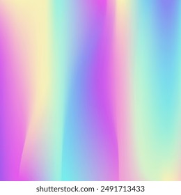 Hologram Background. Pop Spectrum Illustration. Metal Pattern. Chrome Cover. Girlie Light. Pearlescent Texture. Pink Retro Texture. Abstract Gradient. Violet Hologram Background