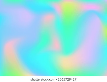 Hologram Background. Psychedelic Pop Gradient. Bright Cover. Pearlescent Texture. Metal Spectrum Template. Blur Shapes. Holographic Gradient. Soft Fluid. Pink Hologram Background