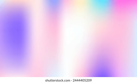 Hologram Background. Retro Effect. Graphic Flyer. Kawaii Paper. Neon Gasoline Backdrop. Purple Blur Gradient. Abstract Texture. Iridescent Texture. Pink Hologram Background