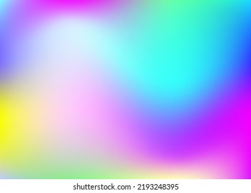 Hologram Background. Soft Multicolor Brochure. Pastel Paper. Cosmos Foil. Abstract Texture. Retro Glitter. Iridescent Texture. Purple Neon Gradient. Blue Hologram Background