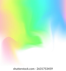 Hologram Background. Vintage Foil. Pearlescent Texture. Holographic Texture. Yellow Retro Gradient. Soft Vector. Metal Spectrum Illustration. Neon Paper. Pink Hologram Background