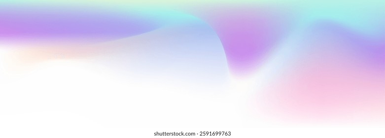 Hologram Background. Violet Neon Texture. Trendy Fluid. Blur Multicolor Invitation. Pearlescent Gradient. Soft Concept. Girlie Card. Iridescent Gradient. Blue Hologram Background