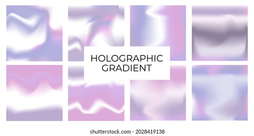 Antecedentes de holograma: un conjunto de ocho tarjetas realistas con papel holográfico artificial, perfecto para el diario, las tarjetas de relleno, las tarjetas de visita y folletos o volantes modernos