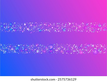 Hologram Confetti. 3d Pattern. Cristal Banner. Rainbow Burst. Laser Isolated Backdrop. Pink Light Tinsel. Modern Ribbon. Carnival Glitter. Blue Hologram Confetti