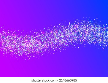 Hologram Effect. Festive Art. Bokeh Background. Party Carnaval Gradient. Laser Prism. Glitch Confetti. Violet Shiny Texture. Luxury Foil. Pink Hologram Effect