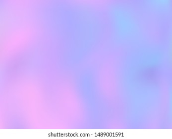Hologram effect glitch gradient vector design. Colorful pastel rainbow unicorn background. Liquid colors splash background. Refulgent neon glitch effect hologram gradient wallpaper.