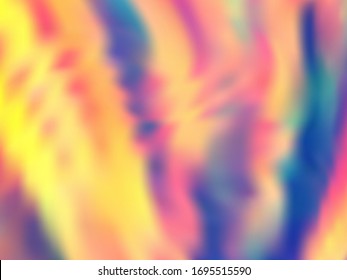 Hologram effect glitch gradient vector design. Soft neon party graphics background. Liquid colors splash background. glowing neon glitch effect hologram gradient wallpaper.