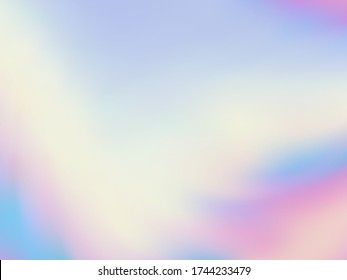 Hologram effect glitch gradient vector design. Fairy iridescent mermaid background. Polar lights liquid colors background. Fluorescent neon glitch effect hologram gradient wallpaper.