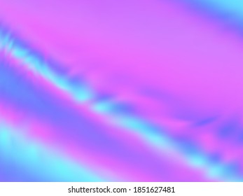 Hologram effect glitch gradient vector design. Fashionable blue purple ultraviolet background. Polar lights liquid colors background. Mesmerizing neon glitch effect hologram gradient wallpaper.