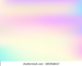 Hologram effect glitch gradient vector design. glowing pastel rainbow unicorn background. Liquid colors explosion background. Bright neon glitch effect hologram gradient wallpaper.