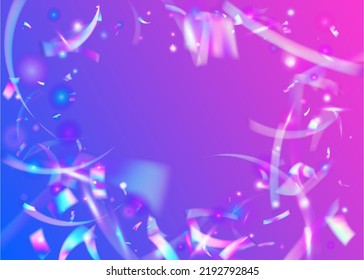 Hologram Effect. Shiny Element. Glamour Foil. Kaleidoscope Tinsel. Party Realistic Sunlight. Blue Blur Confetti. Unicorn Art. Birthday Sparkles. Pink Hologram Effect