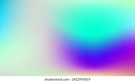 Gradiente de holograma. Textura abstracta. Textura de Neón Violeta. Aceite brillante. Superficie pop. Blur plantilla creativa. Papel gráfico. Fondo irlandés. Gradiente de holograma púrpura