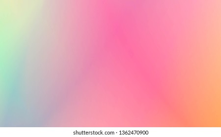 Hologram Gradient Background. For Brochure, Banner, Wallpaper, Mobile Screen. Vector Illustration.