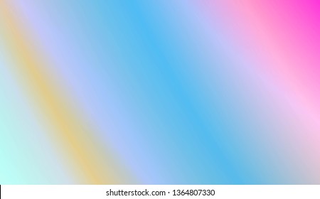 Hologram Gradient Background. For Brochure, Banner, Wallpaper, Mobile Screen. Vector Illustration.